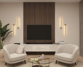 DK5010-SG Бра 600 мм, 3000К, IP20, 5 Вт, матовое золото в Ишиме - ishim.ok-mebel.com | фото 5
