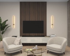 DK5012-SG Бра 800 мм, 3000К, IP20,7 Вт, матовое золото в Ишиме - ishim.ok-mebel.com | фото 5