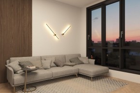 DK5012-SG Бра 800 мм, 3000К, IP20,7 Вт, матовое золото в Ишиме - ishim.ok-mebel.com | фото 7