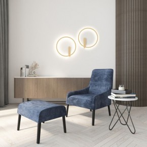 DK5035-SG Бра ROUND со светодиодом, IP20, 24W, 3000/4000/6500K, матовое золото, алюминий в Ишиме - ishim.ok-mebel.com | фото 7