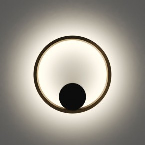 DK5060-BK+SG Бра ORBIT, IP20, 3000К, LED, 10 Вт, черный + сатинированное золото, алюминий в Ишиме - ishim.ok-mebel.com | фото 4