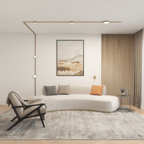 DK5072-SB Бра SHINE WALL со светодиодом, D104*H68, IP20, 3000К, 3W, RA?90, сатинированная латунь, алюминий в Ишиме - ishim.ok-mebel.com | фото 5