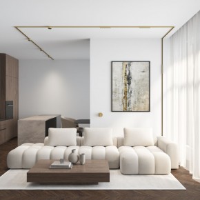 DK5072-SB Бра SHINE WALL со светодиодом, D104*H68, IP20, 3000К, 3W, RA?90, сатинированная латунь, алюминий в Ишиме - ishim.ok-mebel.com | фото 6
