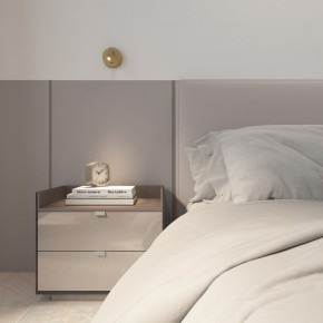 DK5072-SB Бра SHINE WALL со светодиодом, D104*H68, IP20, 3000К, 3W, RA?90, сатинированная латунь, алюминий в Ишиме - ishim.ok-mebel.com | фото 9