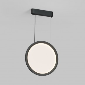 DK6604-BK Подвесной вертикальный светильник Veil со светодиодом H1500 d450 220V 36W 3000-6000K IP20 черный алюминий в Ишиме - ishim.ok-mebel.com | фото