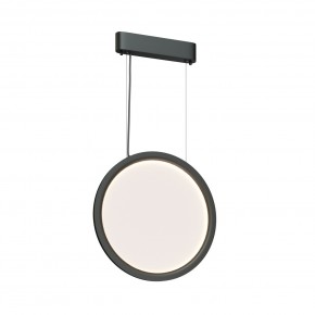 DK6604-BK Подвесной вертикальный светильник Veil со светодиодом H1500 d450 220V 36W 3000-6000K IP20 черный алюминий в Ишиме - ishim.ok-mebel.com | фото 3