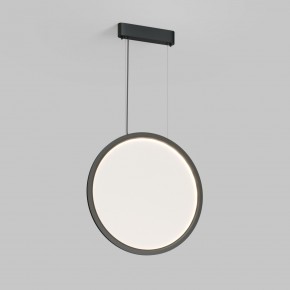 DK6606-BK Подвесной вертикальный светильник Veil со светодиодом H1700 d600 220V 48W 3000-6000K IP20 черный алюминий в Ишиме - ishim.ok-mebel.com | фото