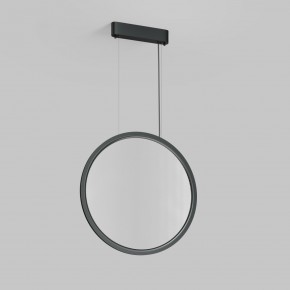 DK6606-BK Подвесной вертикальный светильник Veil со светодиодом H1700 d600 220V 48W 3000-6000K IP20 черный алюминий в Ишиме - ishim.ok-mebel.com | фото 4