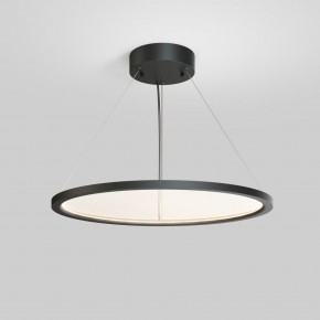 DK6616-BK Подвесной горизонтальный светильник Veil со светодиодом H900 d600 220V 48W 3000-6000K IP20 черный алюминий в Ишиме - ishim.ok-mebel.com | фото