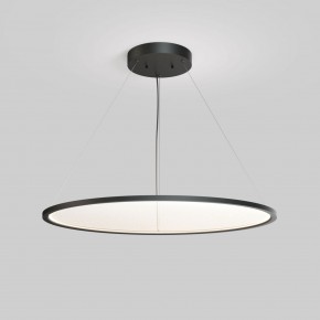 DK6620-BK Подвесной горизонтальный светильник Veil со светодиодом H900 d1000 220V 82W 3000-6000K IP20 черный алюминий в Ишиме - ishim.ok-mebel.com | фото