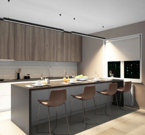 DK9154-BK Линейный светильник 42W 1500mm 4000K, черный в Ишиме - ishim.ok-mebel.com | фото 5