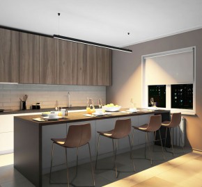 DK9203-BK Линейный светильник 52W 2000mm 3000K, черный в Ишиме - ishim.ok-mebel.com | фото 5