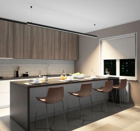 DK9254-BK Линейный светильник 62W 2500mm 4000K, черный в Ишиме - ishim.ok-mebel.com | фото 5