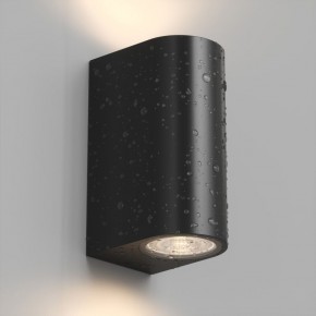 DK9791-BK Настенный уличный светильник NARVIK, IP44, 2хGU10 LED, до 15 Вт, черный, алюминий в Ишиме - ishim.ok-mebel.com | фото 3