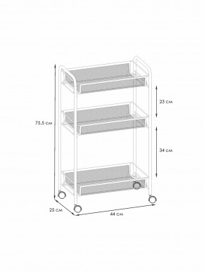 Э 322 С Этажерка "Ладья 2К" Серый в Ишиме - ishim.ok-mebel.com | фото 2