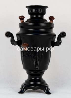 Электрический самовар "Черный Русский" матовый тюльпан в наборе на 1,5 литра. Ограниченная серия. в Ишиме - ishim.ok-mebel.com | фото 3