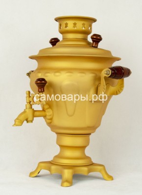 Электрический самовар "Русское золото" матовая груша на 2 литра (Ограниченная серия) в Ишиме - ishim.ok-mebel.com | фото 1