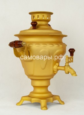 Электрический самовар "Русское золото" матовая груша на 2 литра (Ограниченная серия) в Ишиме - ishim.ok-mebel.com | фото 3