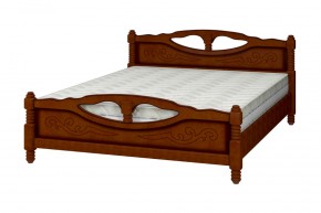 ЕЛЕНА-4 Кровать из массива (орех) в Ишиме - ishim.ok-mebel.com | фото 2