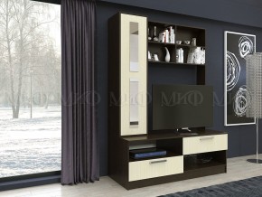 Гостиная Фиеста центр (Дуб Беленый/Венге) в Ишиме - ishim.ok-mebel.com | фото 3