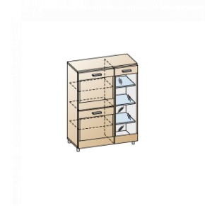 Гостиная Камелия Композиция 12 (Снежный ясень - серый) в Ишиме - ishim.ok-mebel.com | фото 9