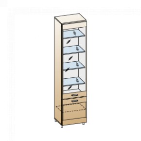 Гостиная Камелия Композиция 7 (Гикори Джексон светлый) в Ишиме - ishim.ok-mebel.com | фото 3