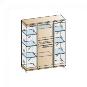 Гостиная Мелисса Композиция 6 (Акация Молдау) в Ишиме - ishim.ok-mebel.com | фото 2