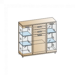 Гостиная Мелисса Композиция 7 (Гикори Джексон светлый) в Ишиме - ishim.ok-mebel.com | фото 8