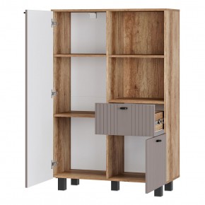 Гостиная Олива (Дуб каньон/MF14 Муссон софт) в Ишиме - ishim.ok-mebel.com | фото 10
