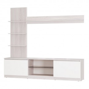 Гостиная Убер ГС-05 (ясень белый/белый) в Ишиме - ishim.ok-mebel.com | фото 2