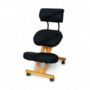 Коленный стул со спинкой Smartstool KW02В + Чехлы в Ишиме - ishim.ok-mebel.com | фото
