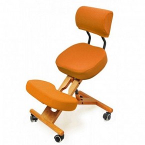Коленный стул со спинкой Smartstool KW02В + Чехлы в Ишиме - ishim.ok-mebel.com | фото 4