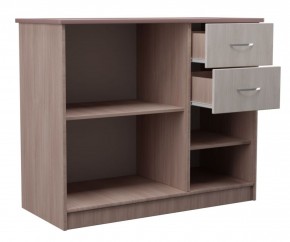 Комод АЛЛА (Ясень шимо светлый/темный) Эко в Ишиме - ishim.ok-mebel.com | фото 2