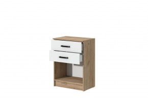 Комод Эконом (Дуб крафт золотой/Белый текстурный) в Ишиме - ishim.ok-mebel.com | фото 2