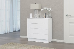 Комод Фаворит-3 (Белый текстурный) в Ишиме - ishim.ok-mebel.com | фото