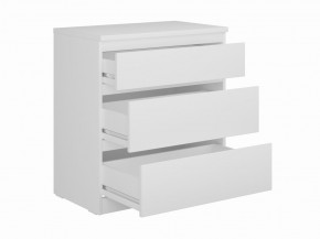 Комод КАСТОР с тремя ящиками, цвет белый в Ишиме - ishim.ok-mebel.com | фото 2