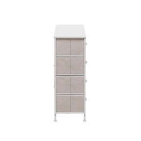 Комод Leset Линкс 8 ящ. (к/з), Каркас Белый, ящики Белые в Ишиме - ishim.ok-mebel.com | фото 5