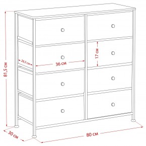 Комод Leset Линкс 8 ящиков (МДФ) в Ишиме - ishim.ok-mebel.com | фото 12