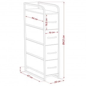 Комод Leset Ноа узкий 4 ящика в Ишиме - ishim.ok-mebel.com | фото 9