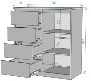 Комод Мальта K114 в Ишиме - ishim.ok-mebel.com | фото 2