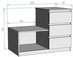 Комод Мальта K207 в Ишиме - ishim.ok-mebel.com | фото 2