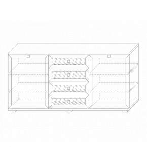 Комодино (фасады глухие) Парма Нео в Ишиме - ishim.ok-mebel.com | фото 6
