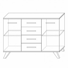 Комодино Вега Скандинавия в Ишиме - ishim.ok-mebel.com | фото 5
