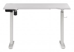 Компьютерный стол Маркос с механизмом подъема 120х75х75 белый / шагрень белая в Ишиме - ishim.ok-mebel.com | фото 2