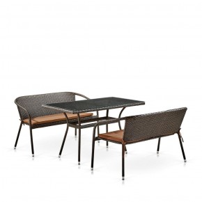 Комплект мебели из иск. ротанга T286A/S139A-W53 Brown в Ишиме - ishim.ok-mebel.com | фото 2