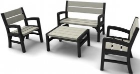 Комплект мебели Montero Set (графит-коричневато-серый) в Ишиме - ishim.ok-mebel.com | фото 1