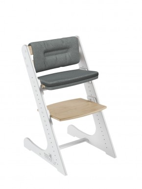Комплект растущий стул и подушки Конёк Горбунёк Комфорт  (Лофт-1, Графит) в Ишиме - ishim.ok-mebel.com | фото