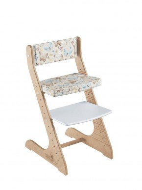 Комплект растущий стул и подушки Конёк Горбунёк Стандарт (Лофт-2, Бабочки) в Ишиме - ishim.ok-mebel.com | фото