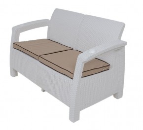 Комплект уличной мебели Yalta Premium Terrace Set (Ялта) белый (+подушки под спину) в Ишиме - ishim.ok-mebel.com | фото 2