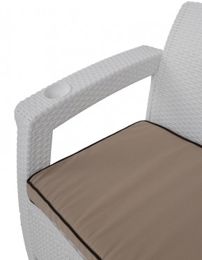 Комплект уличной мебели Yalta Premium Terrace Set (Ялта) белый (+подушки под спину) в Ишиме - ishim.ok-mebel.com | фото 5
